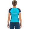 Damen T-Shirt Karpos Lavaredo W Jersey Blaues Atoll - Sky Captain